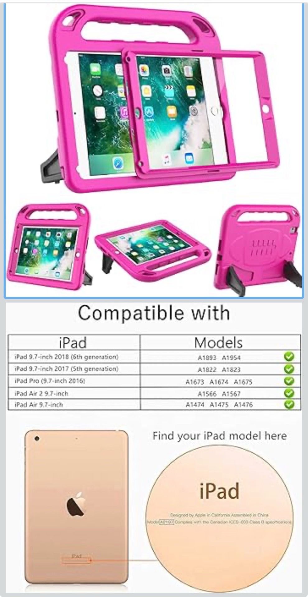 Kids Case for iPad 6th/5th Generation