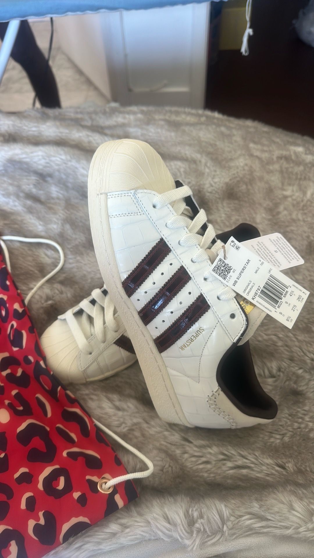 Adidas x Wales Bonner colab men with shoe bag sz 9.5 NWT NEW