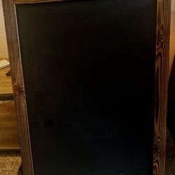 Rustic Magnetic Wall Chalkboard 24” × 36”