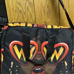 African American Women Duffle Bag Waterproof Sport Gym Bag Overnight Weekend bag