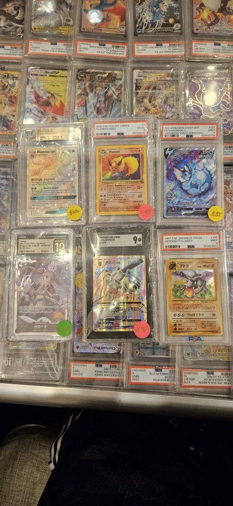 Pokemon Slabs Low End Stuff