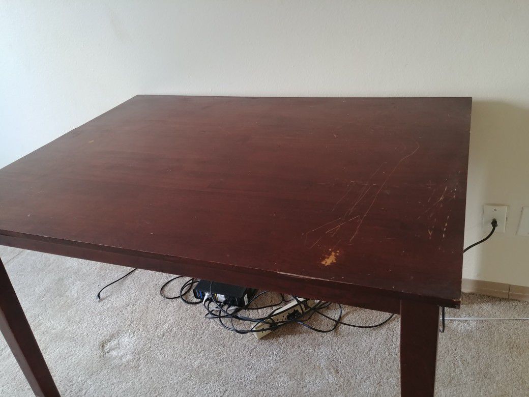 Cheap well used(but solid) kitchen table set