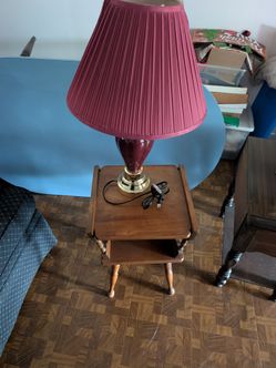 End tables and lamps