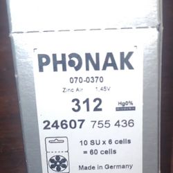 Phonak 312 Hearing Aids