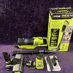 🧰🛠RYOBI ONE+ HP 18V Cordless Pet Stick Vacuum Cleaner w/4.0Ah HP Battery & Charger-LIGHTLY USED!-$130!🧰🛠
