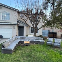 Extra large outdoor patio sofa set brand new patio furniture 13 pieces patio couch 🆕