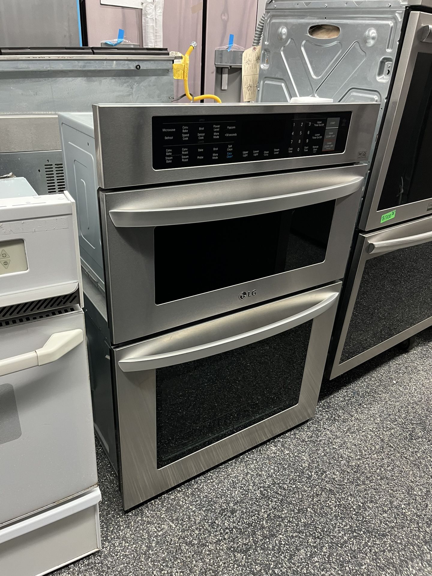 LG Stainless Steel 30β Microwave Oven Combo Electric Turbo Cook Smart