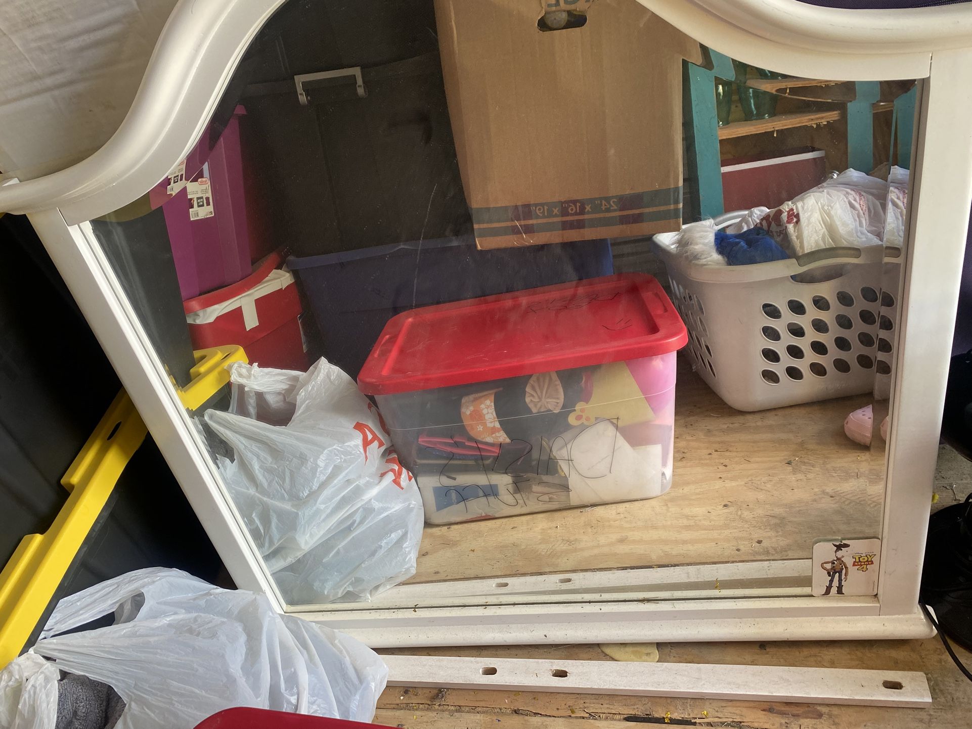 White Dresser Mirror