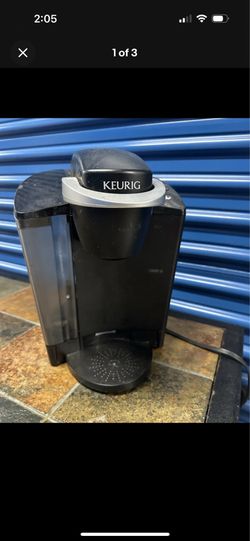 Keurig K-Cup Single Serve Pod Coffee Maker Black/Silver w/ Removable Tank