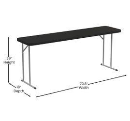 6FT Folding Event Table – 70.8” x 18