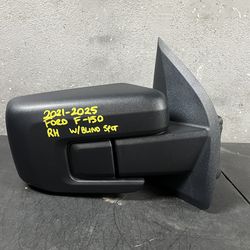 2021-2022-2023-2024-2025 FORD F-150 RIGHT MIRROR OEM USED #9459