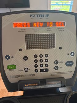 True Fitness Elliptical or Treadmill Console