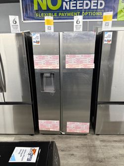 Samsung - 36 In. Wide 28 Cu Ft Large Capacity side by Side Stainless Steel Refrigerator 😍