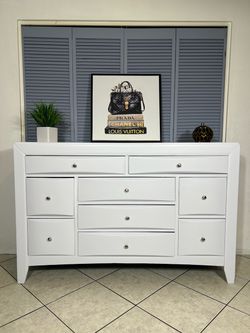 Gorgeous XL White Dresser