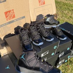 Jordan 11 Retro Gamma Blue Only Gs 5Y-5.5Y-6Y-6.5Y