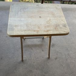 Foldable side table H-25, L-19, W-16 inches