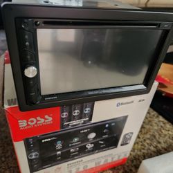 Boss Double Din Radio Bluetooth 