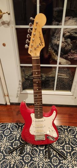 fender squier mini With Marshall Amp