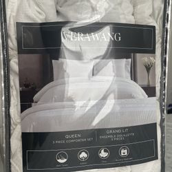 Queen White Comforter Vera Wang 