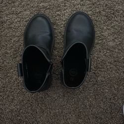 Little Girls Black Boots Size 13