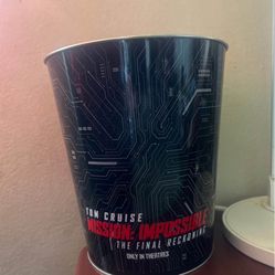 Mission Impossible (2025) movie exclusive AMC popcorn bucket