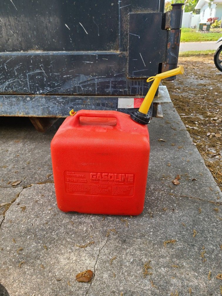 Gas Cans - One 5 Gallon - Only $10