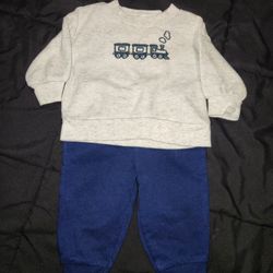 Train Outfit 3-6 Months