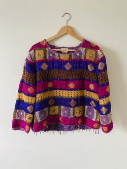 Vintage bohemian sweater