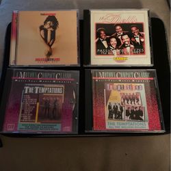 4 CD’s -2- Temptations, The Whispers, The Dells