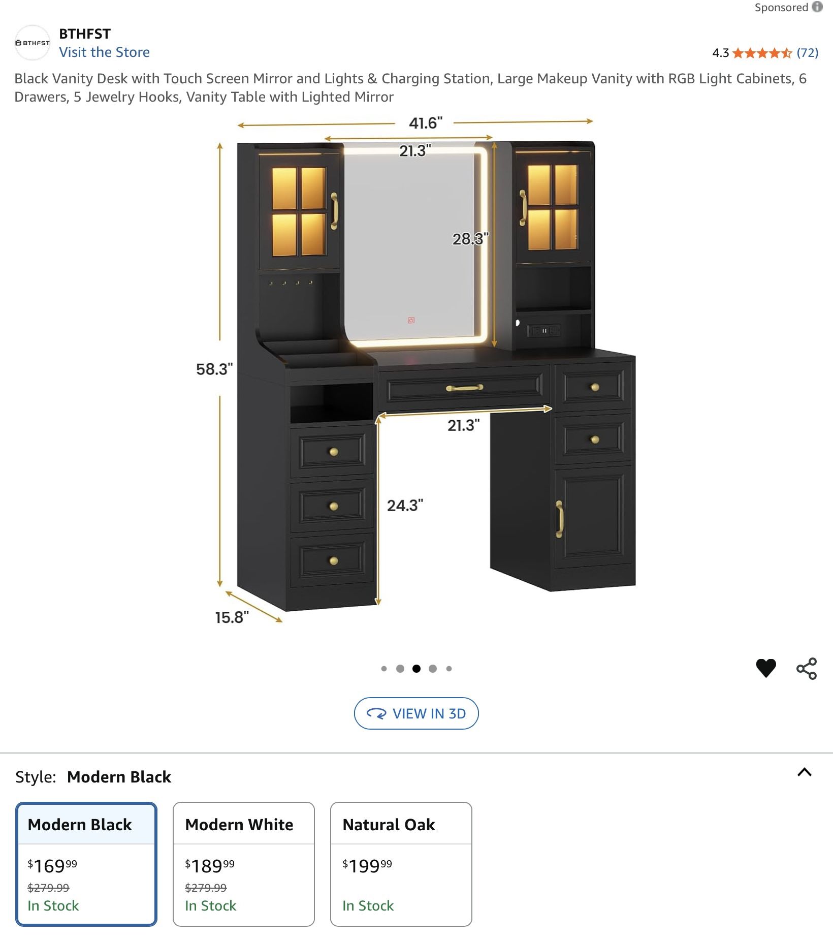 Black Vanity
