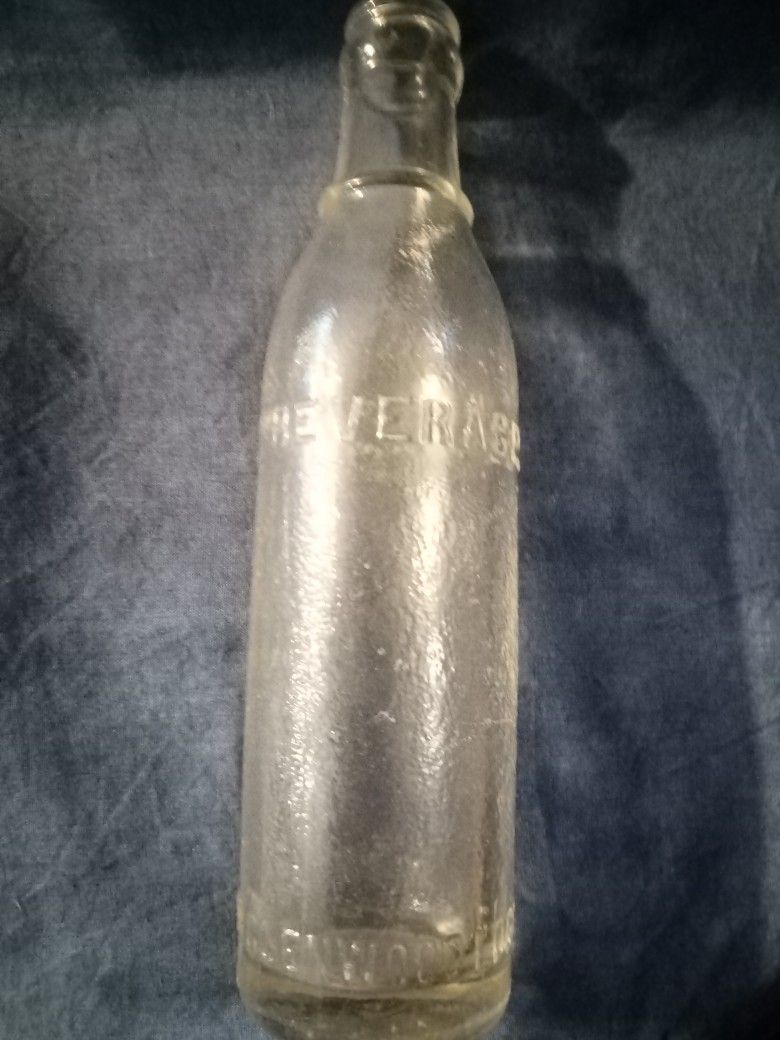 Beverages 7oz Soda Pop Bottle Antique