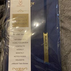 New Jan 2026-June 2027 Weekly Monthly Planner