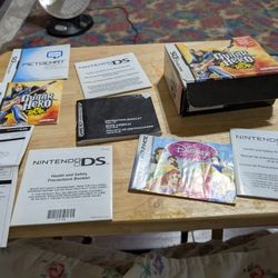 Nintendo DS game boy advance guitar hero and advance manuals only booklet 