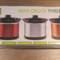 3 Mini Crock 