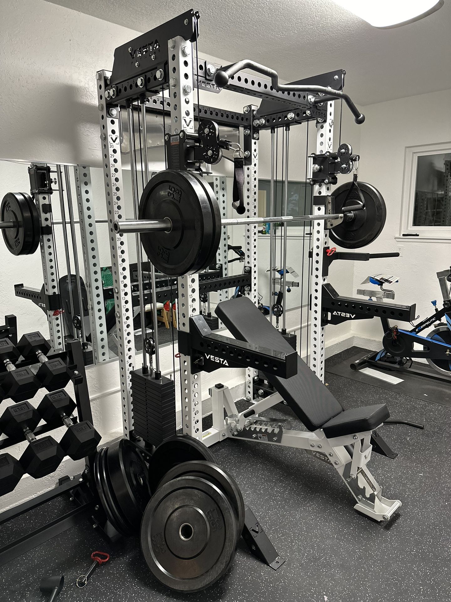 Vesta Fitness PRO SERIES Ultimate Half Rack Functional Trainer/Gym