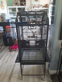 Heavy duty bird cage