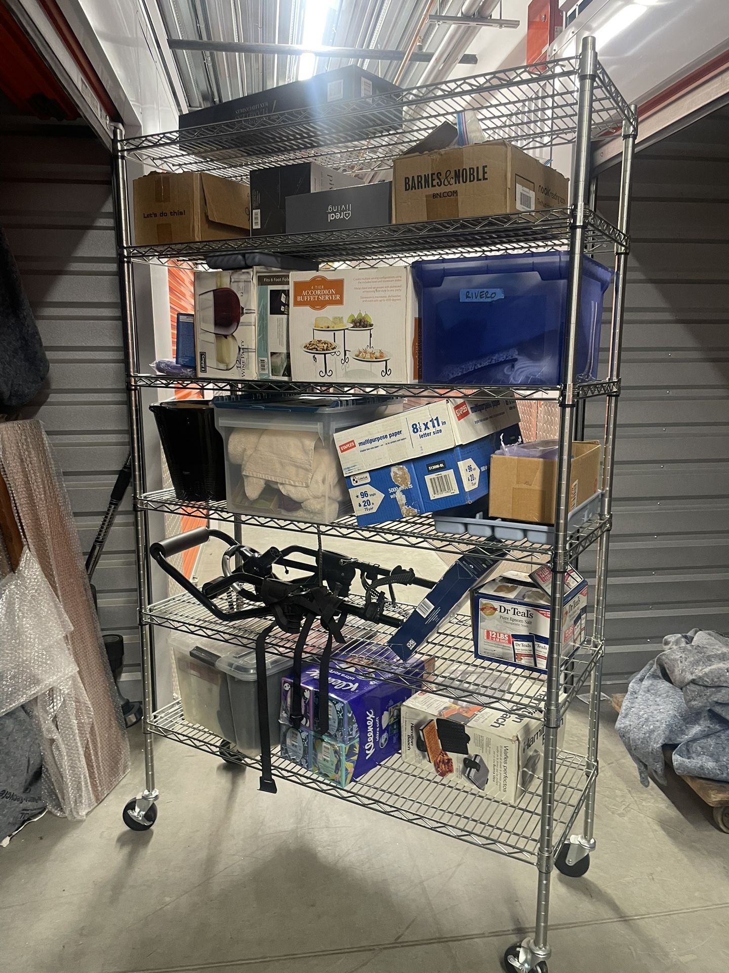 Rolling Wire Shelf