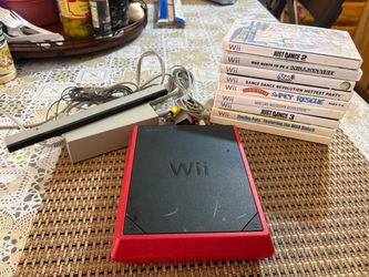 Wii mini w/games