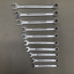 Craftsman USA 10 pc.  Metric 7mm to 17mm Combination Wrench Set, -V- -VV- Series