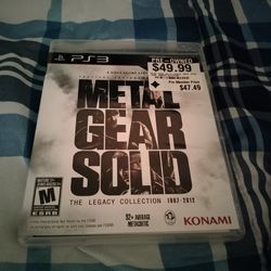 Ps3 metal gear solid legacy collection