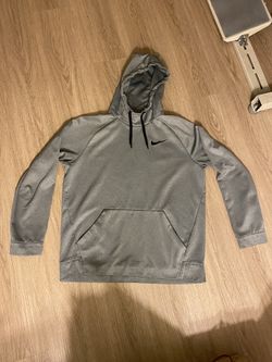 Nike Dri Fit Hoodie Large Grey