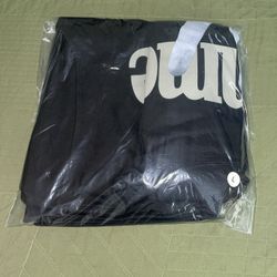 NWT Homme + Femme TWISTED FINGERS HOODIE BLACK WITH CREAM LARGE