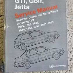 Volkswagen GTI, Golf, Jetta Service Manual 