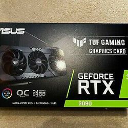 Asus Nvidia GeForce TUF RTX 3090 24GB OC Graphics Video Card Brand New

