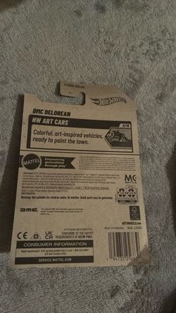 Hot Wheels DMC DeLorean HW Art Cars 5/10