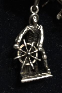 Silver Gloucester fisherman charm