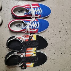 Vans Shoes Like New All 2 Pair For 30 for Sale in Lehigh Acres FL OfferUp