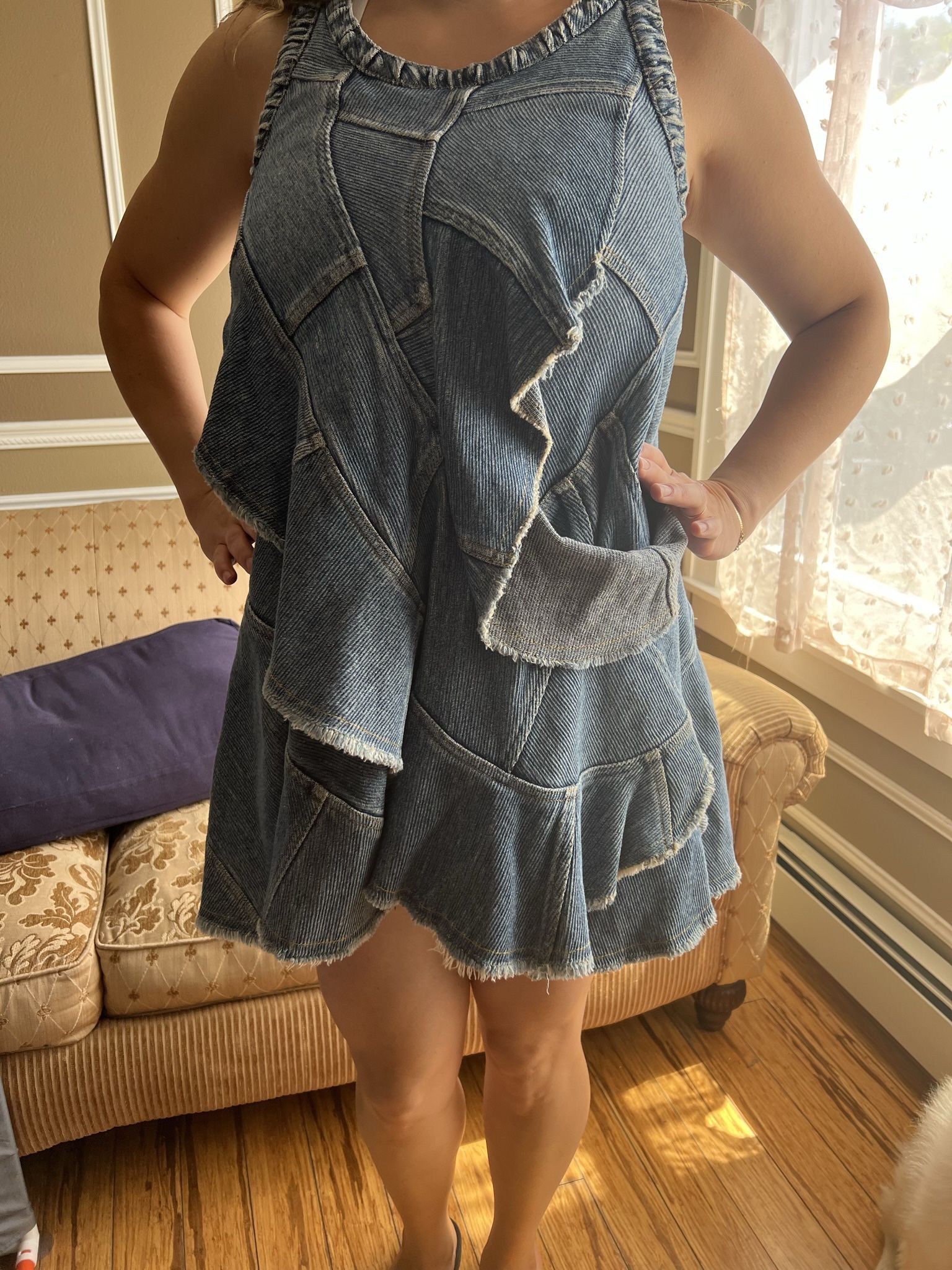 marc jacobs denim dress Marc Jacobs - Denim Dress - Denim Blue - Girl