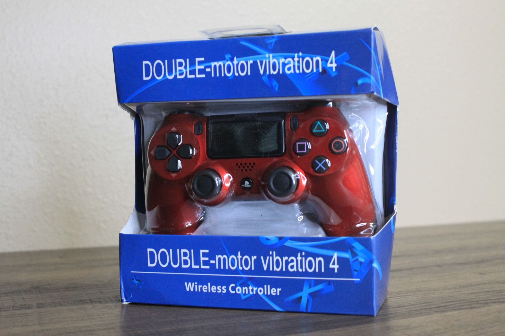 Double Motor Vibration 4 Wireless Controller for Ps4 Red 