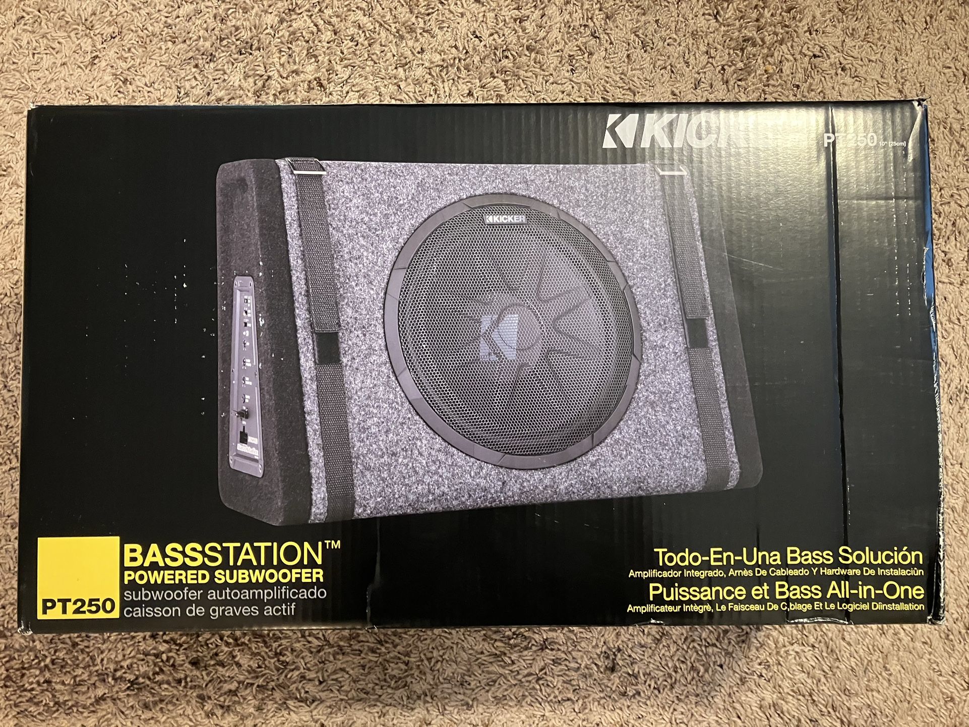 Kicker Bass Station PT250 Powered Subwoofer